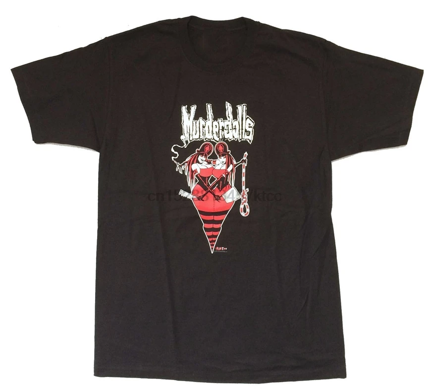 Черная футболка с принтом &quotубийца кукол&quot &quotвиксенс&quot &quotБлизнецы&quot новинка