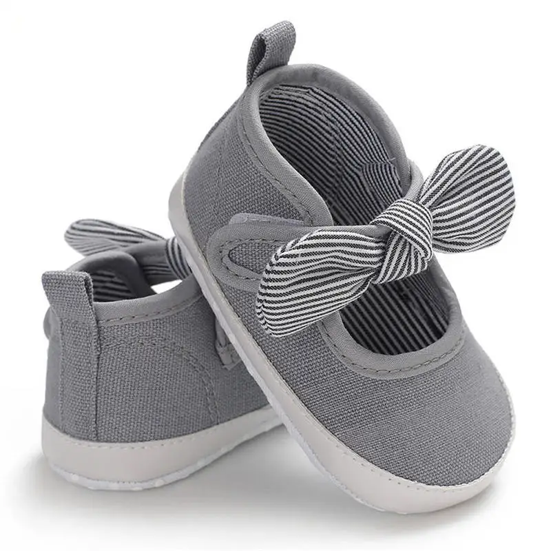 Обувь для младенцев обувь девочек и мальчиков в кроватку милая садовая полоску с