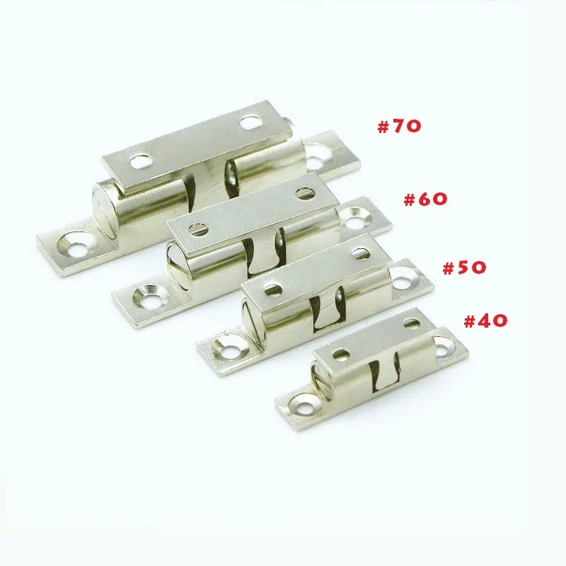 10 шт. серебристые дверные защелки длиной 40/48/60/67 мм|ball latch|door ball latchesdoor catch |