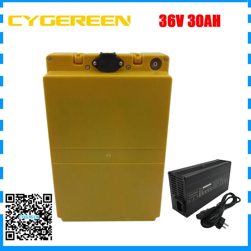 

36V 30AH Electric Bike Bicycle Bateria Accu 500W 1000W 10S 36 V Volt Lithium ion 18650 Ebike Scooter Battery Pack 42V 5A Charger