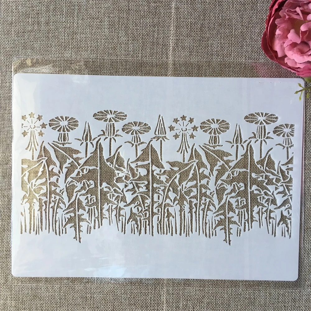 

A4 29cm Sunflower Farmland DIY Layering Stencils Wall Painting Scrapbook Coloring Embossing Album Decorative Template