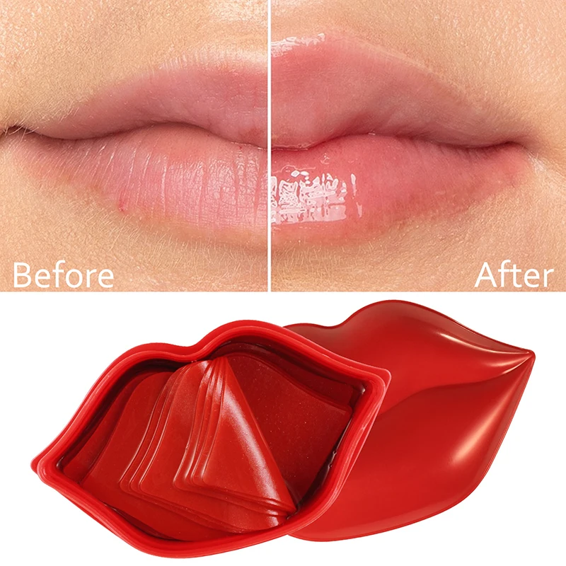 

20Pcs/Box Lips Care Mask Cherry Hydrating Moisturizing Nourishing Lip Mask Anti-Drying Diminishing Lip Lines Enhance Mask TSLM1