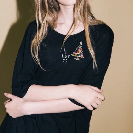 Продукция рождественская елка брошь украшение рождественские украшения