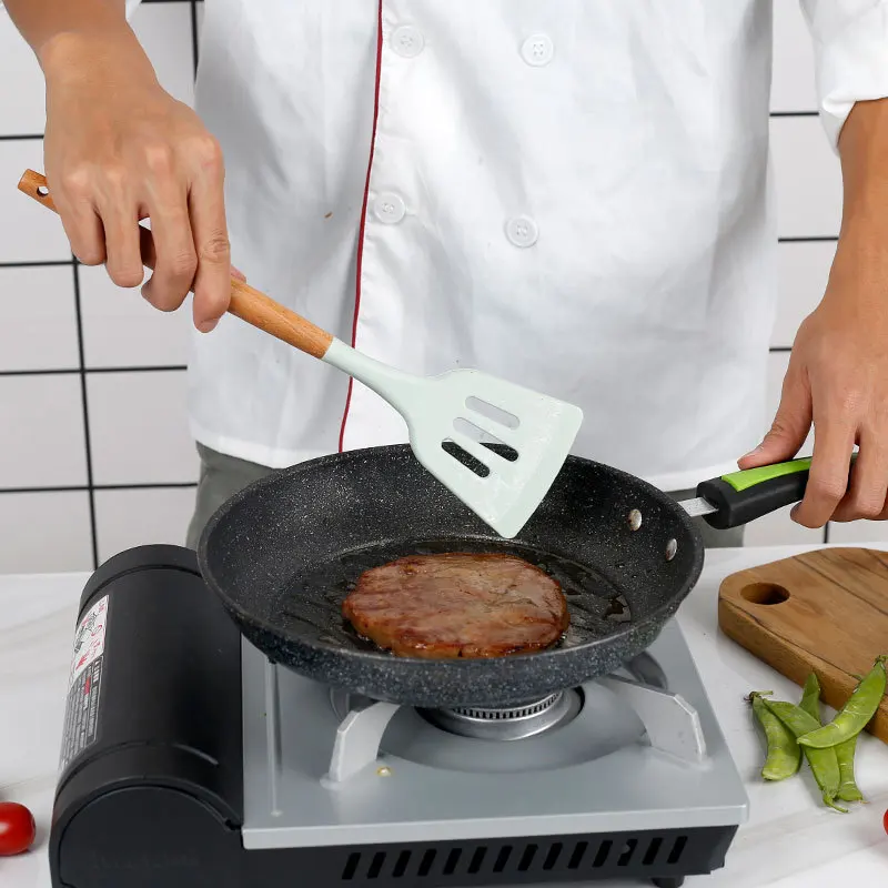 

1 Pcs Eco-friendly Kitchen Cooking Utensils Nonstick Cooking Dinner Food Shovel Spatula Spoon Food Shovel Kitchen Accessories
