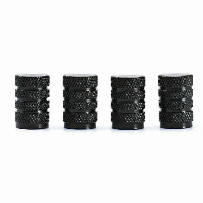 4 шт. Черный Прочный алюминиевый сплав Пылезащитная крышка колеса шины обод для