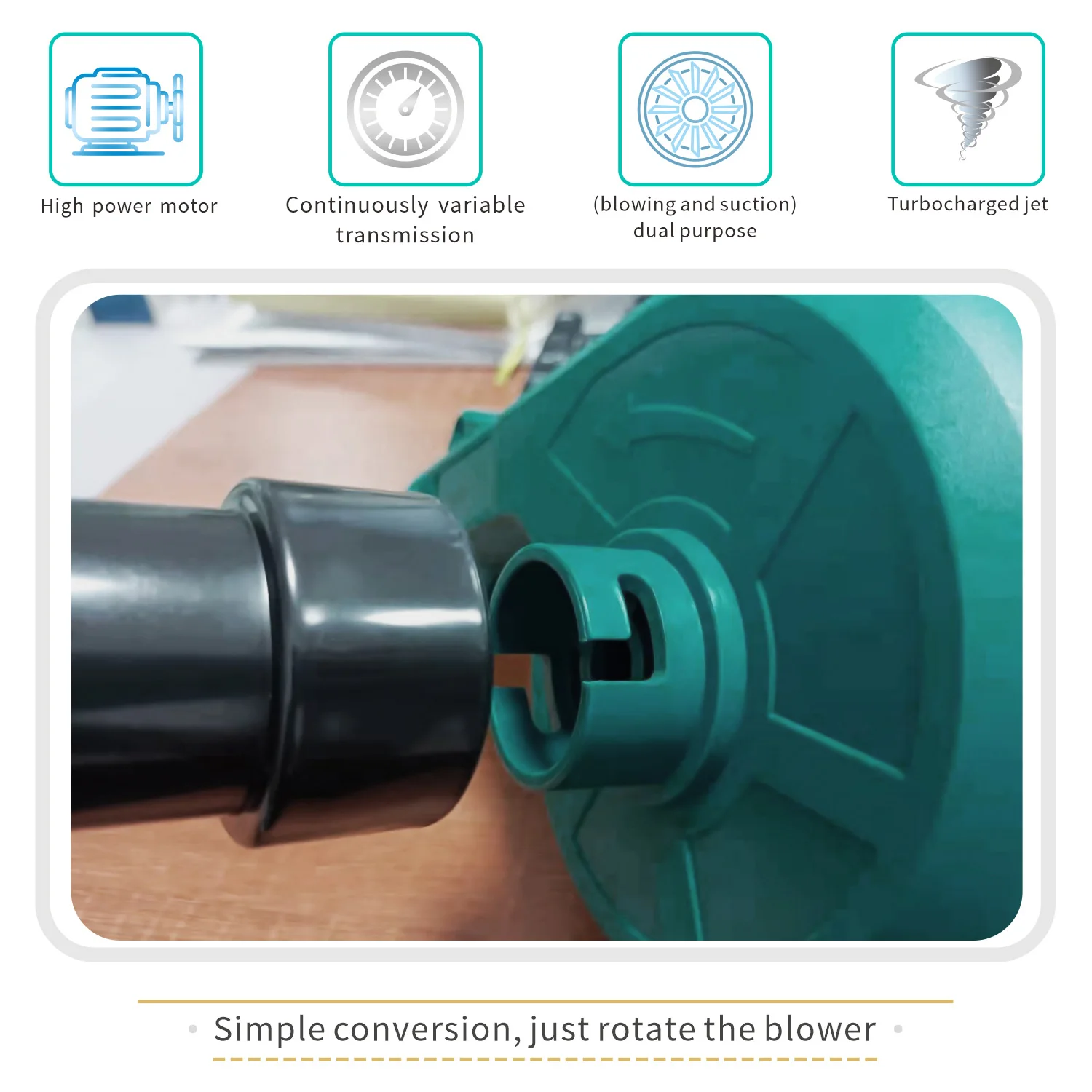 Воздуходувка портативная аккумуляторная электрическая выдувной пылесборник с