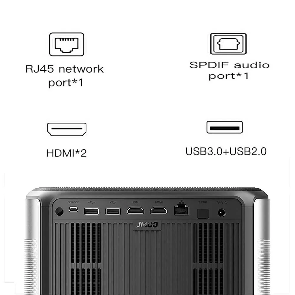 JMGO X3 DLP проектор 4K 3840x2160P Умный домашний кинотеатр Android ТВ 3D с Bluetooth wifi Проектор| |