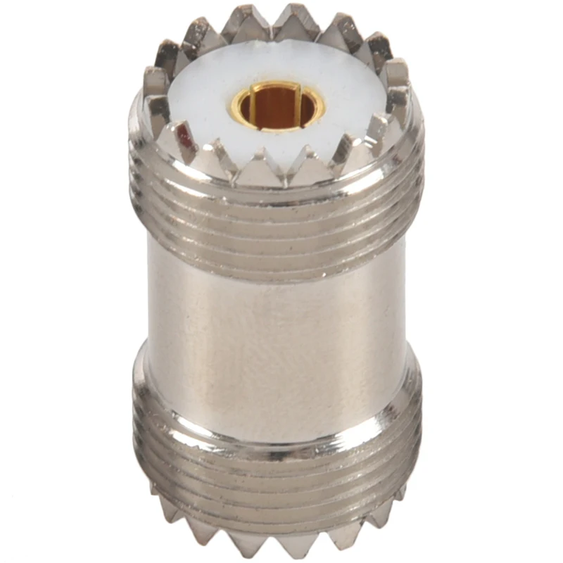 2 Pack PL 259 UHF Женский к коаксиальный кабель адаптер S0 239 двойной разъем|Соединители| |