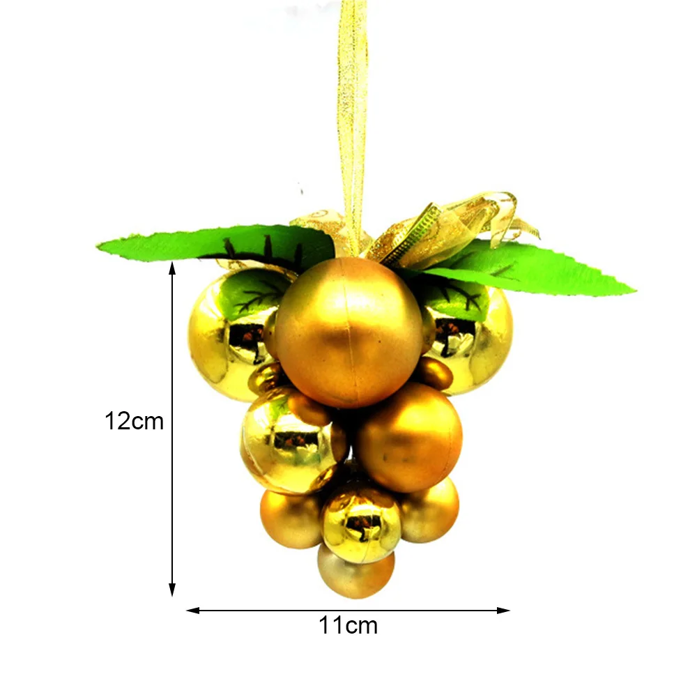Подвесная подвеска в виде шарика гроздь винограда Рождественская елка висячий орнамент Рождественское украшение для дома, праздника, новогодние принадлежности безделушки