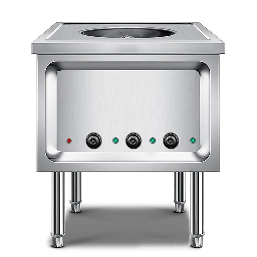 

9KW Electric Steamer Stainless Steel Food Steamer Commercial Rice Dumpling Bun Steamer Cooker Steaming Machine 1/2/3/4 Holes