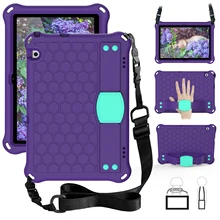 Non-toxic Kids Safe Shockproof Honeycomb EVA Stand Cover Case For Huawei MediaPad T5 10 AGS2-W09 AGS2-W19 AGS2-L09 10.1 Tablet