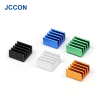 10pcs aluminum heatsink radiator heat sink cooling for electronic chip ic 3d printer raspberry pi with thermal conductive tape