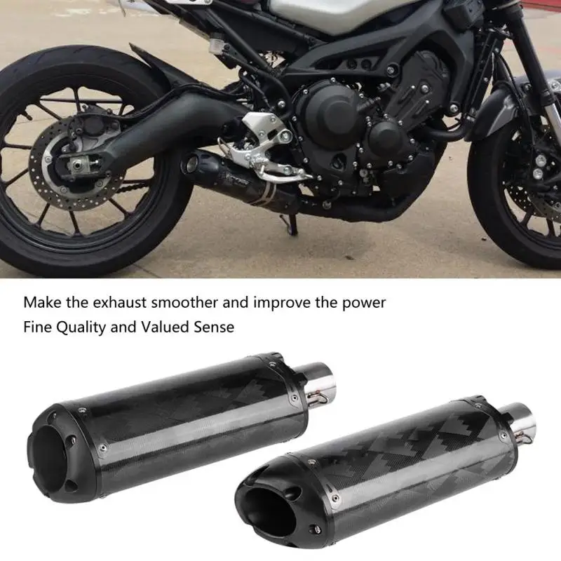 

Motorcycle Carbon Fiber Exhaust Muffler Tailpipe For USA Two Brothers HONDA YAMAHA SUZUKI BMW KTM DUKE Accessories