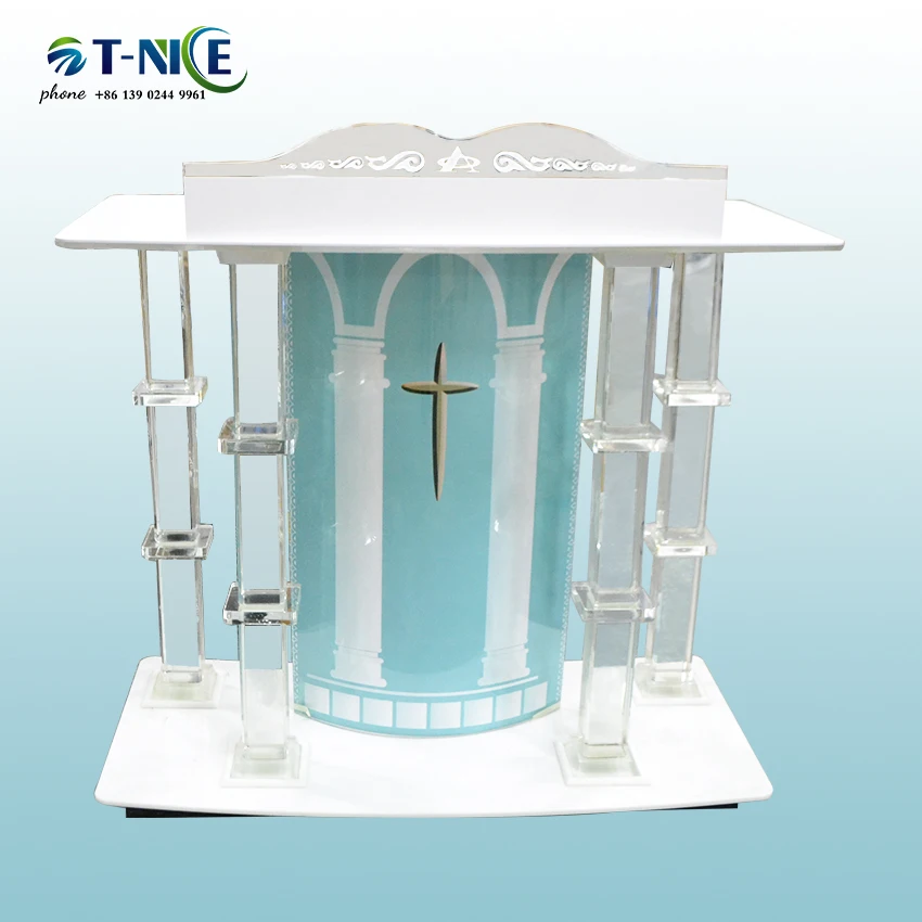 

Portable Simple Acrylic Podium, Transparent Acrylic Podium