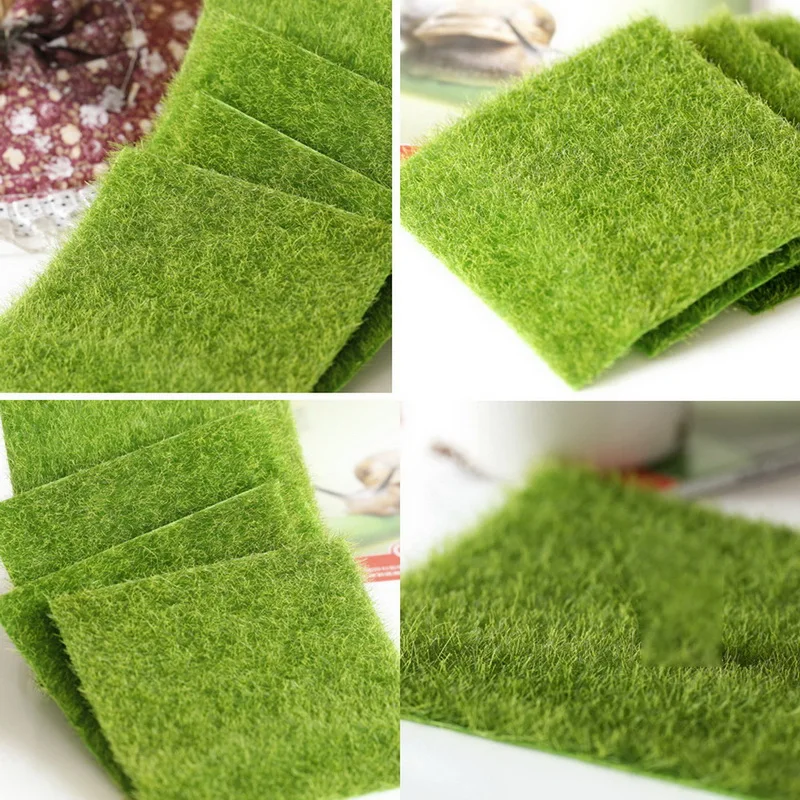 Mayitr Травяной коврик зеленый искусственный газон ковры поддельные Sod домашний сад