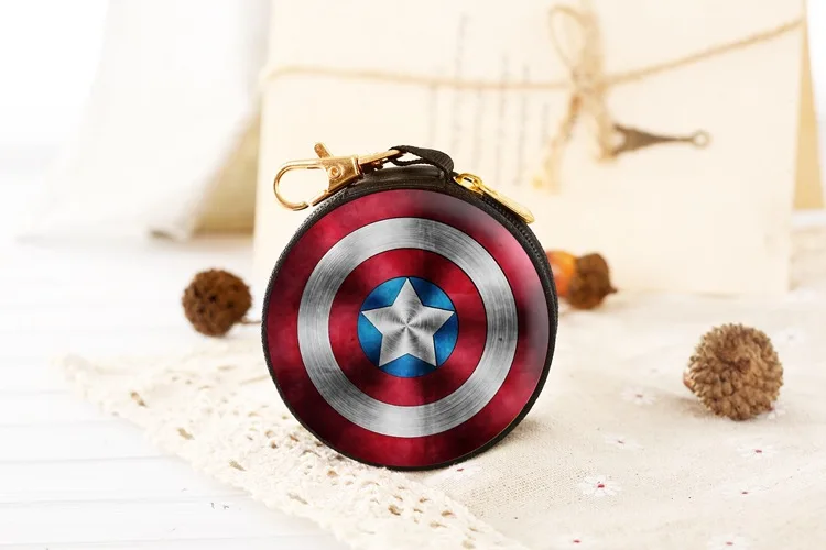 Фигура Мстителей Marvel игрушки Железный человек паук Капитан щит кошелек игрушка кукла для детей Подарки для детей