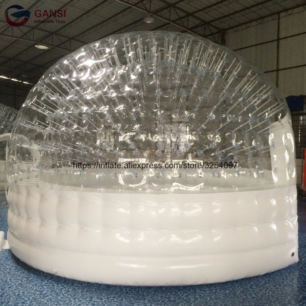 Бесплатная доставка надувная купольная палатка 3 м диаметром Высококачественная