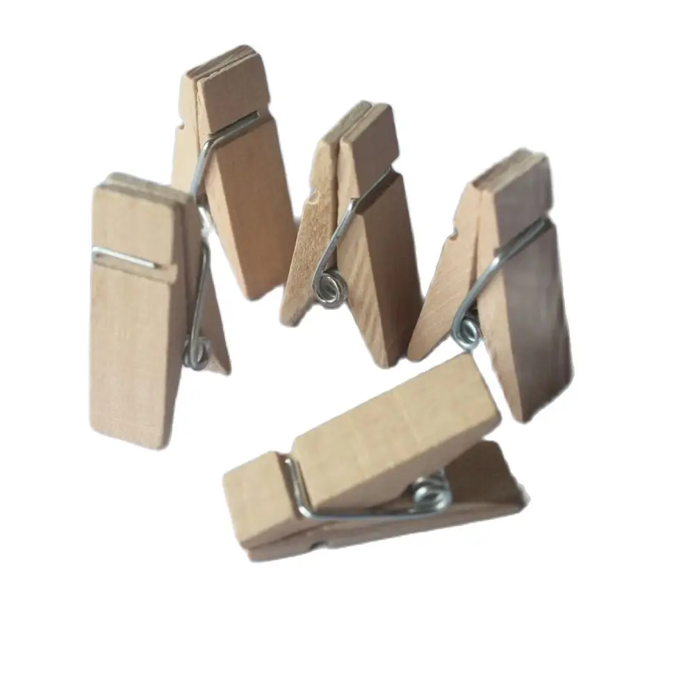 Деревянные зажимы для пищевых пакетов 20 зажимов из натурального дерева хранения