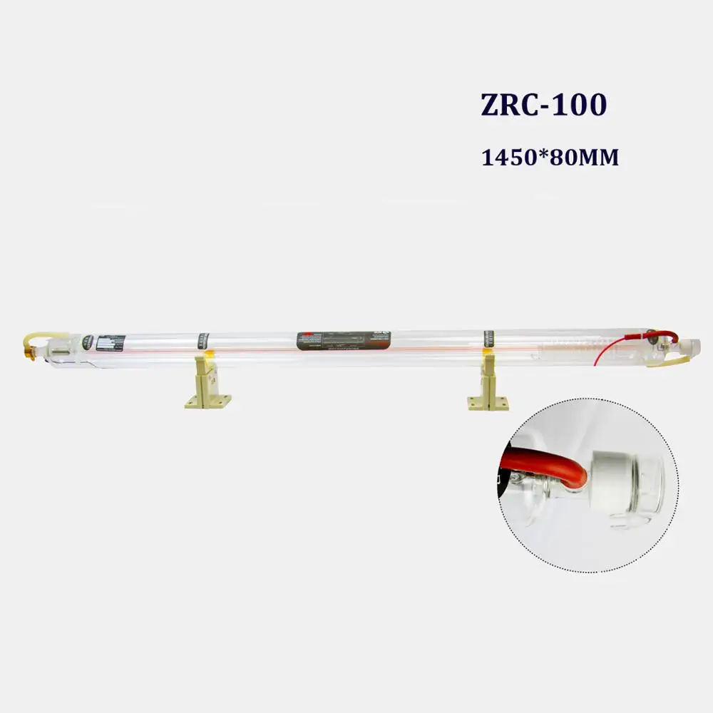 Shzr 100W Co2 Laser Tube 1450Mm Length For Laser Cutting Machine