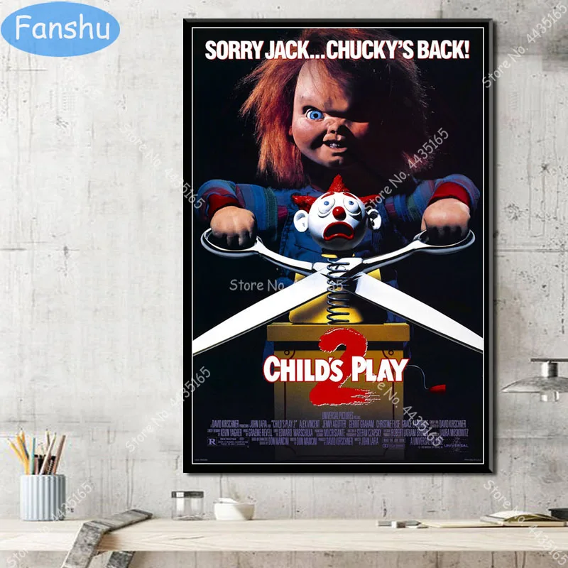 Художественный плакат Детская игра Классические Постеры и принты из фильмов