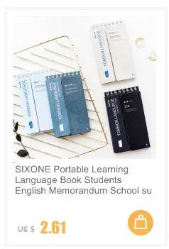 SIXONE блокнот утолщенный мультфильм кунжут и улица каваи большой глаз Looseleaf блокнот креативные канцелярские подарки дневник