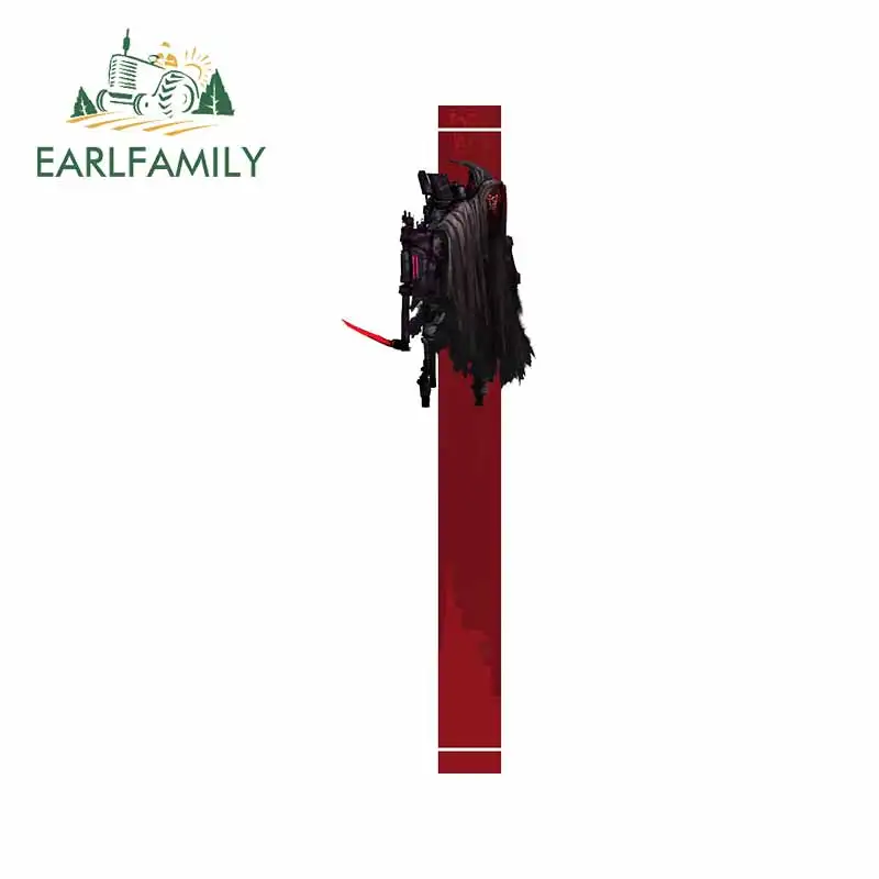 EARLFAMILY 15 см x 4 7 Автомобильная наклейка Slap Decal Grim Reaper Робототехника JDM Гоночный Шлем
