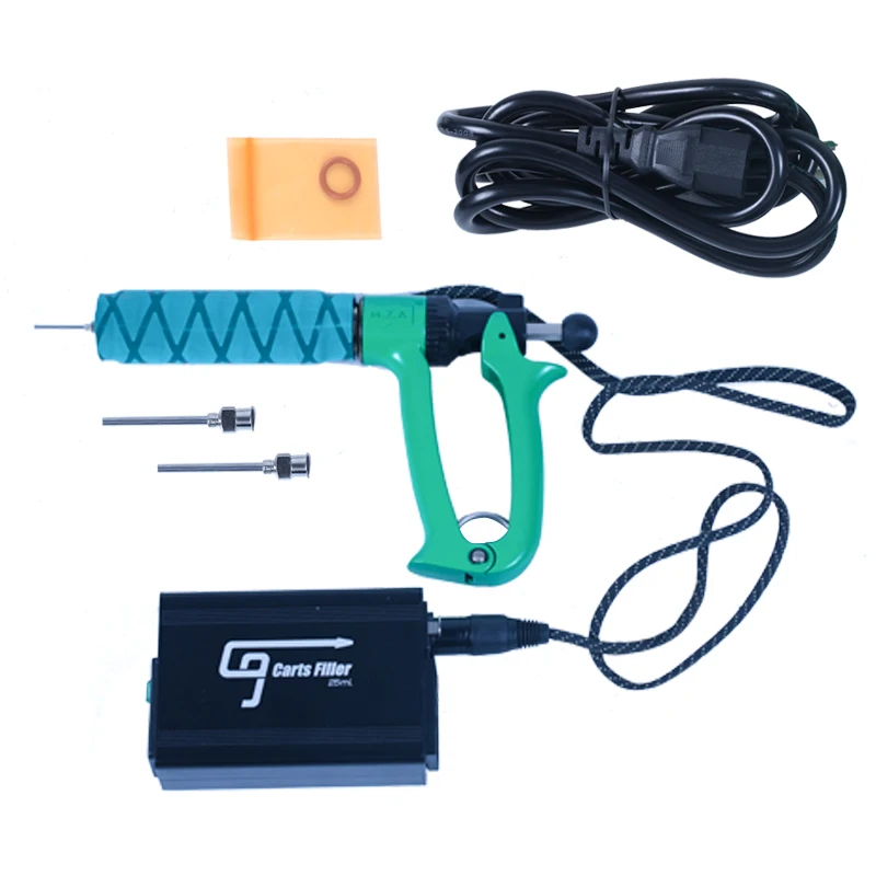 Greenlightvapes G9 Auto Carts Filler Kit Vape Cartridges Filling CBD Oil 25ml Pods Injection Machine E-liquid Handheld Injector