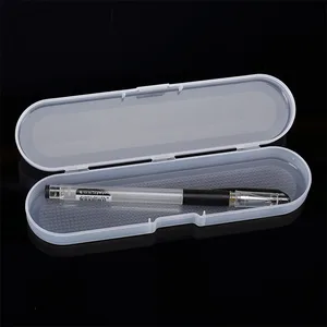 10pcs pp plastic box pen headphones mobile phone parts rectangle fillet transparent storage box free global shipping