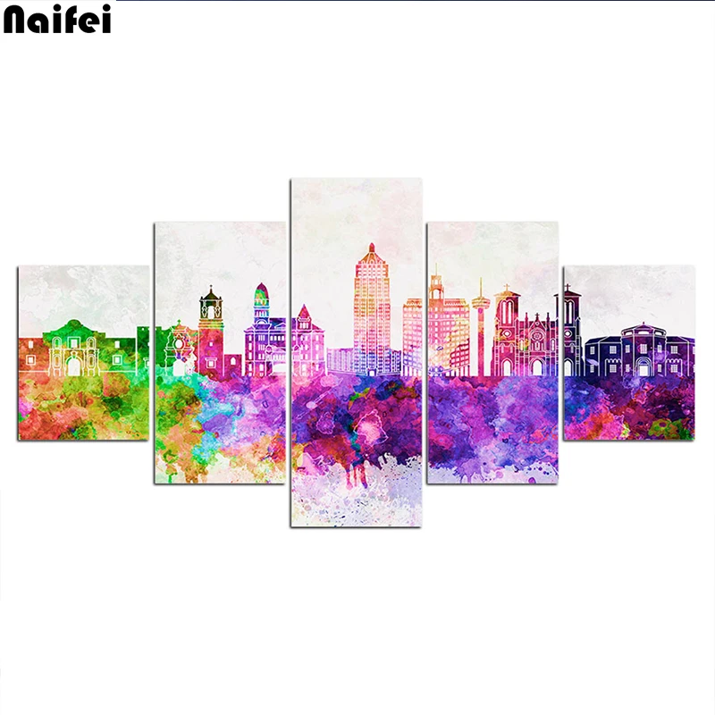 Набор для алмазной вышивки 5d картины с изображением города пейзаж |