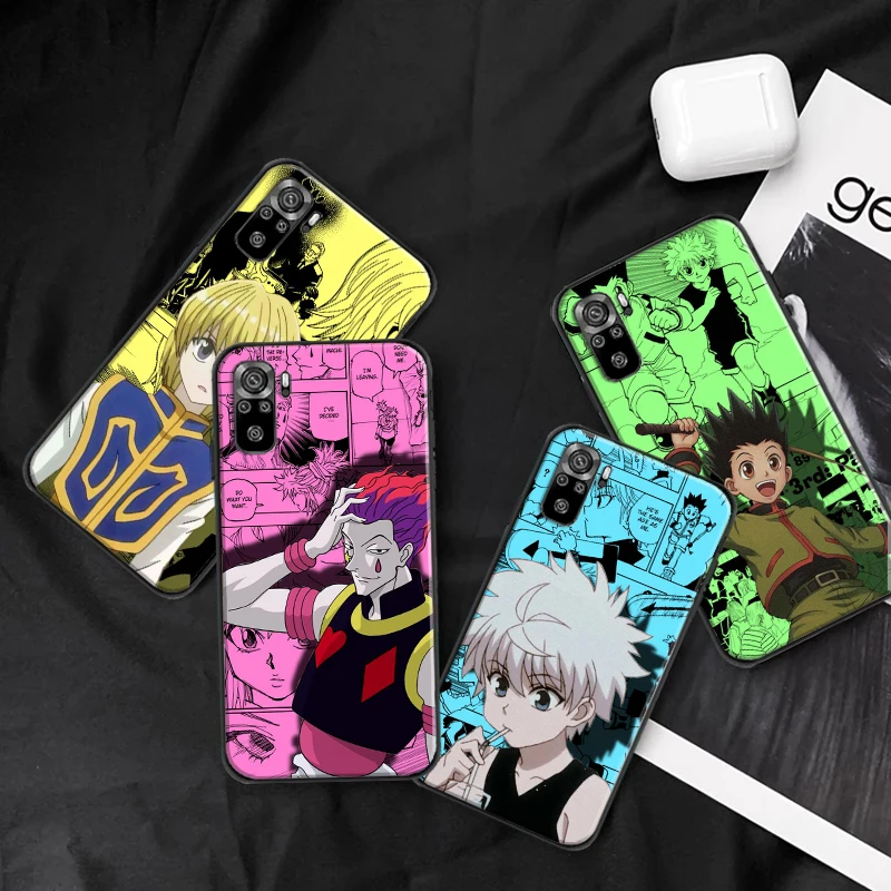 

Phone Cover For Xiaomi Redmi 9 9i 9AT 9T 9A 9C 10X 4G 5G Note 10 10S Hisoka Hunter X Hunter Killua Zoldyck Anime Case Funda