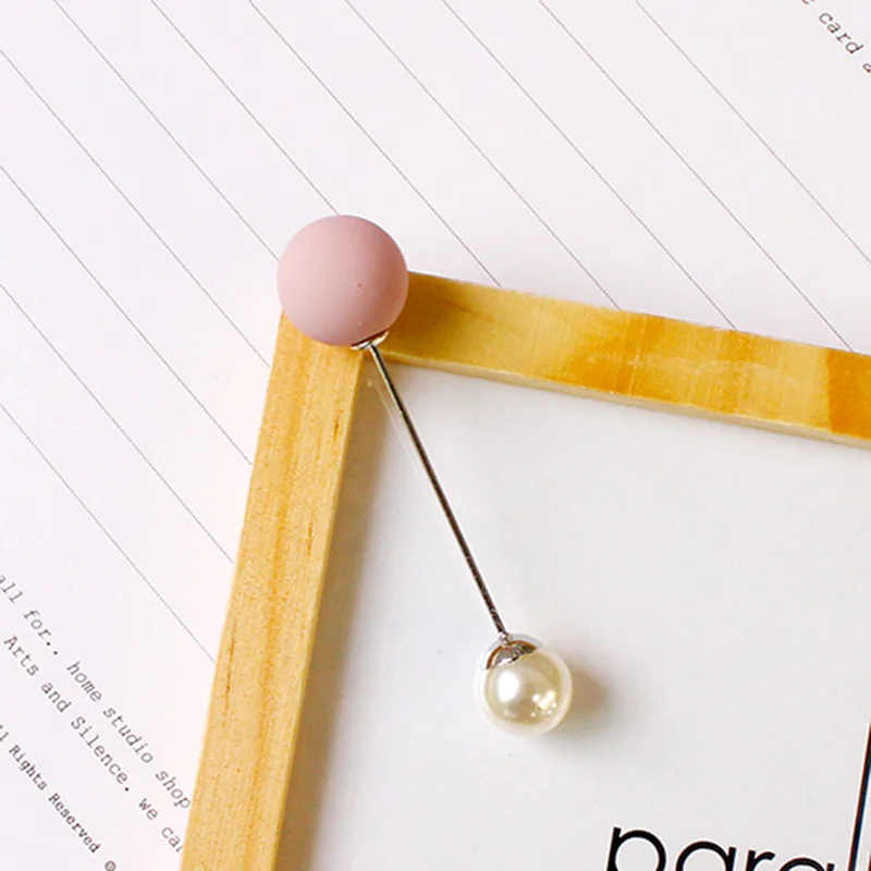 Женская двухсторонняя брошь AWAYTR однотонная с жемчугом для вечевечерние