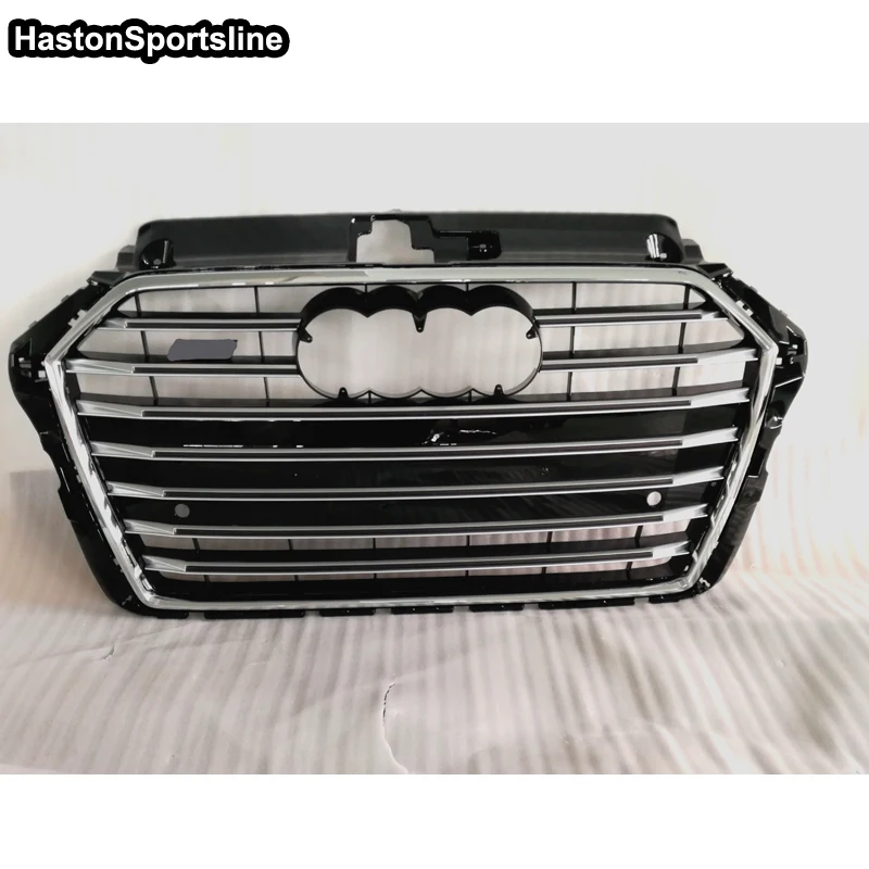 

S3 Style Front Sport Hood Grill for Audi A3 S3 Sline 8V 2017-2019 Car Styling Accessories