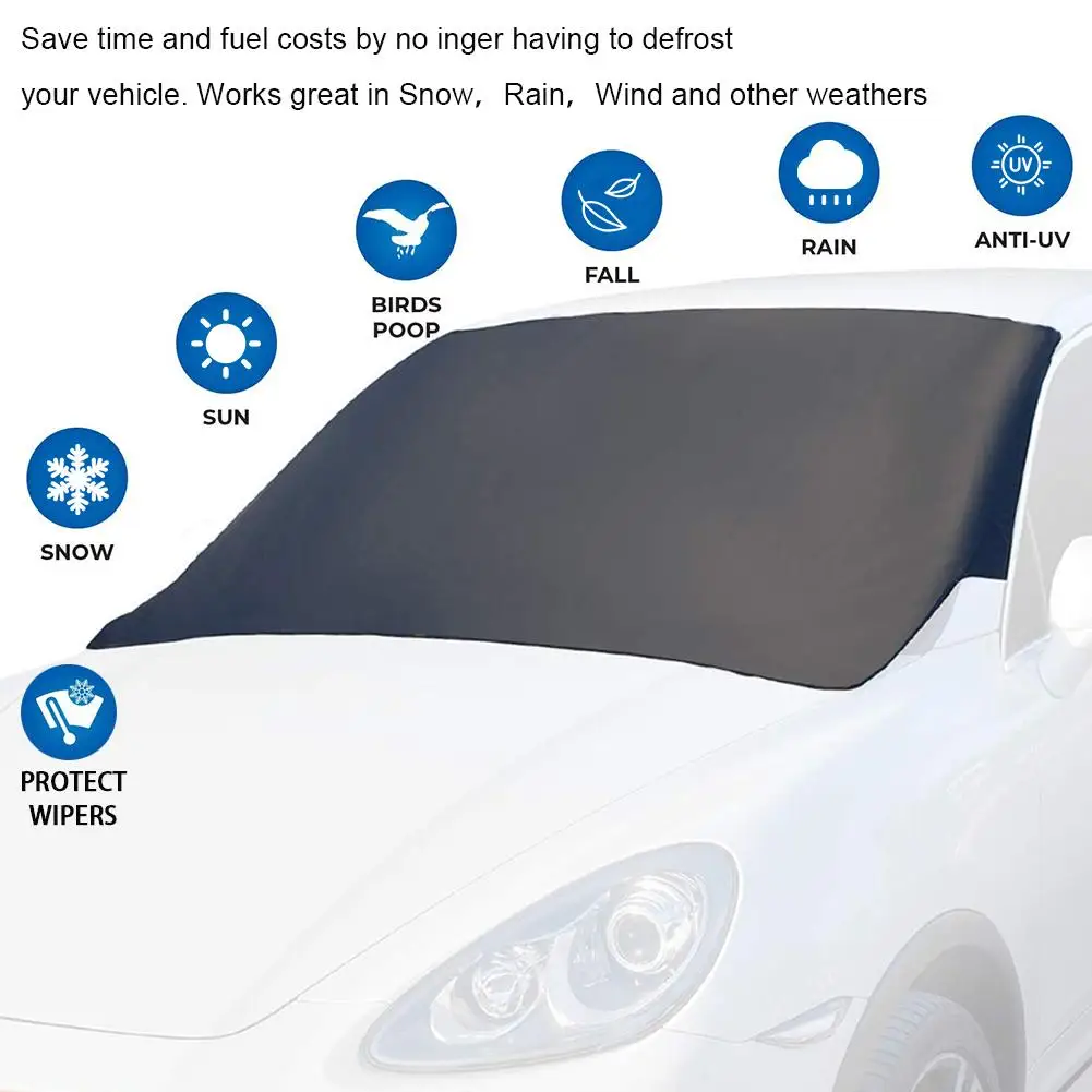 Автомобильный Снежный чехол морозное покрытие для лобового стекла автомобиля