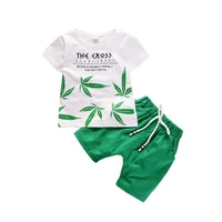 new summer baby boy clothes children girls print letter t shirt shorts 2pcssets toddler fashion casual clothing kids tracksuits