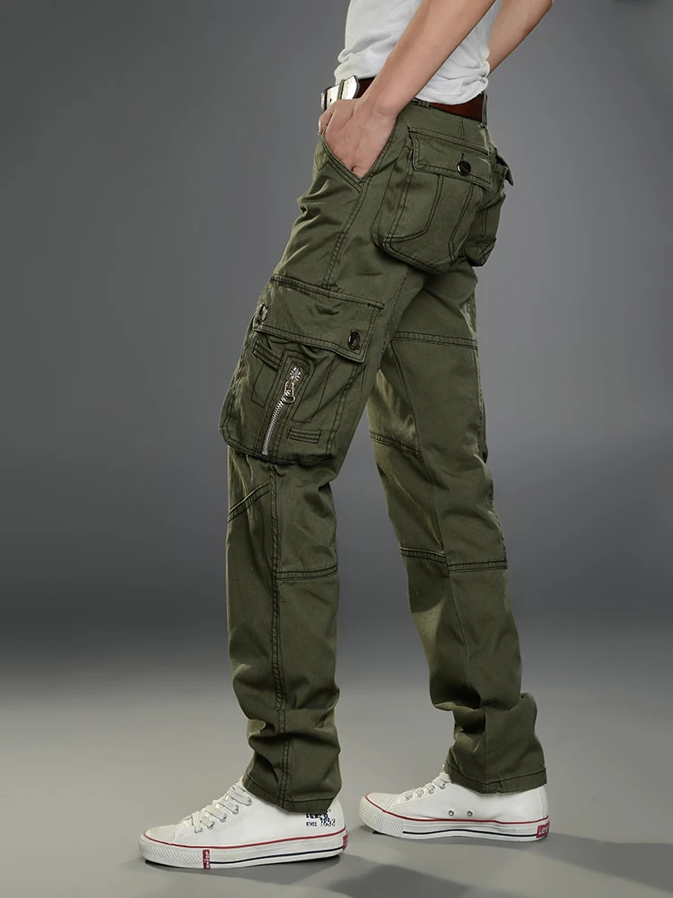 Новые брюки карго для мужчин Мешковатые повседневные штаны мужские комбинезоны