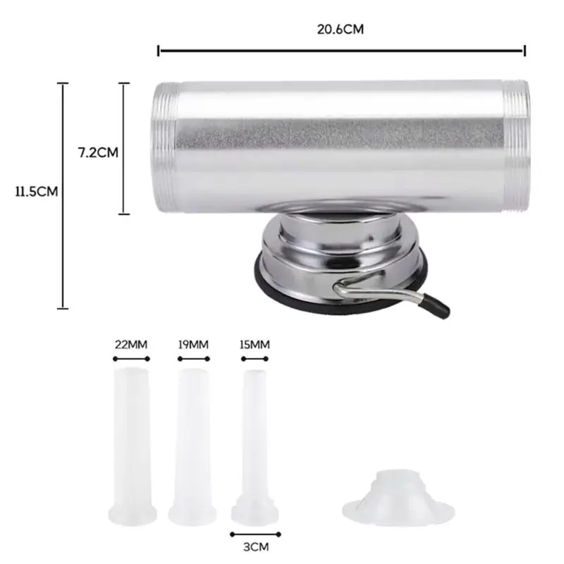 

1KG / 2LBS Sausage Stuffer Maker with Suction Base Homemade Sausages Filler Tool D0LD