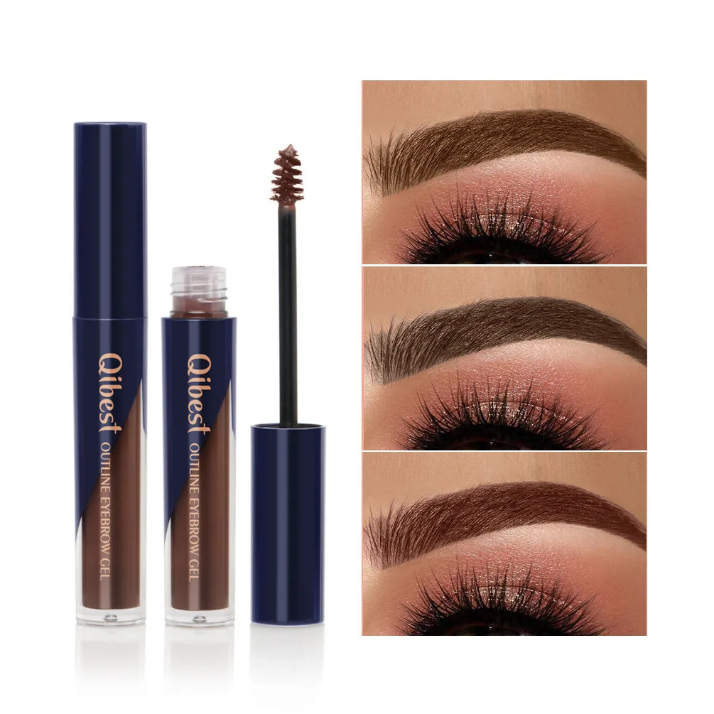 5 цветов стойкий крем для бровей Натуральный жидкий гель инструменты макияжа