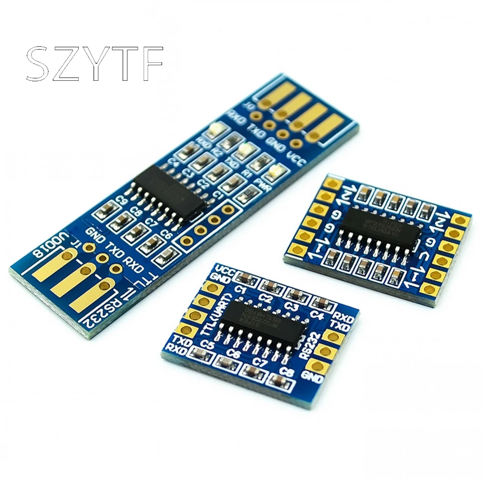 SP3232 TTL к RS232 модуль Серийный Провод модуля щетки погружения золотая
