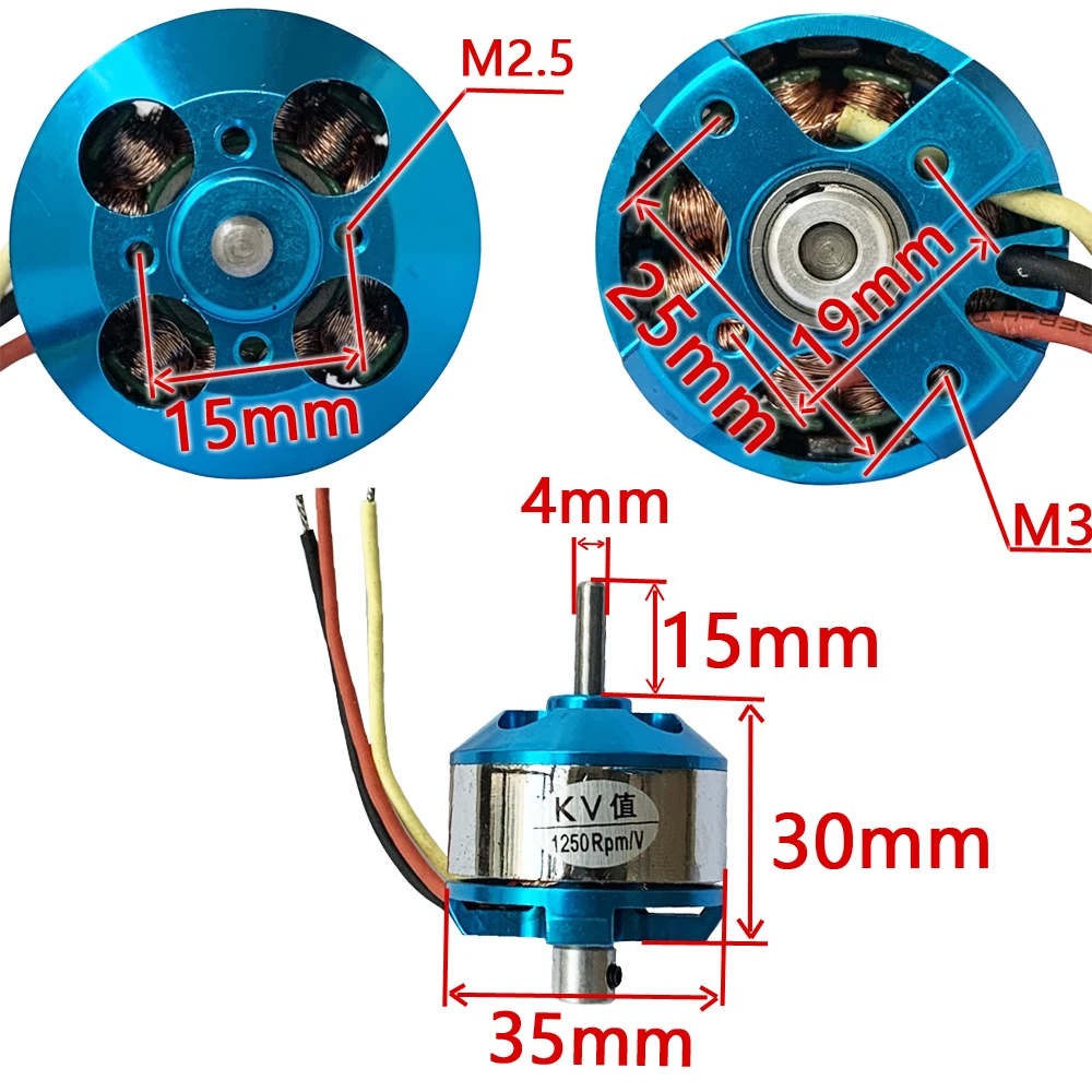 CL3530 бесщеточный Outrunner DC двигатель сильный источник питания 1250KV самолет высокая