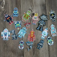 accessories iron on embroidery robot cartoon patches for clothing or 20