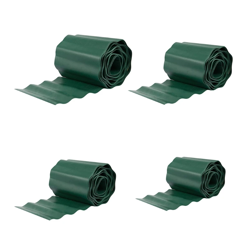 

Пластиковая гофрированная кромка для сада, газона, гибкая декоративная остановка травы «сделай сам», забор, зеленая дорога, растение, пализ...