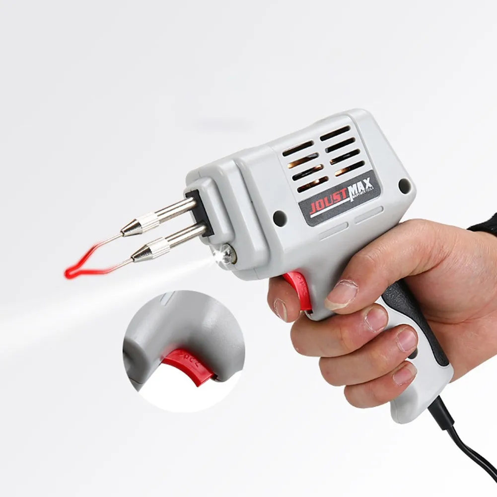 

100w Abs High-power Welding Soldering Iron Tool Set 220-240v Double-tube European Plug Ircuit Board Soldering Wire Soldering