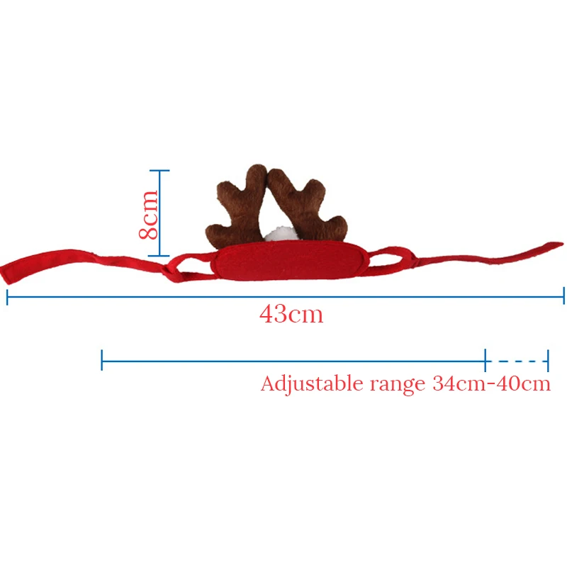 1 шт. Рождественская шапка повязка на голову оленьи рога Детская головная для