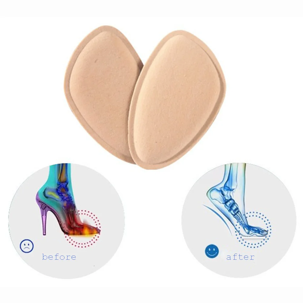 1 пара стельки для передней части стопы обувь губка высокий каблук мягкие вставки