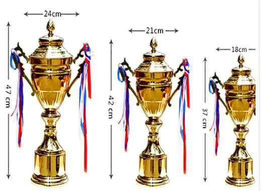 

World Cup trophy football cup blue ball volleyball table tennis free engraving design metal trophy new style crafts statue