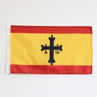 Флаг провинции Астурия в Испании