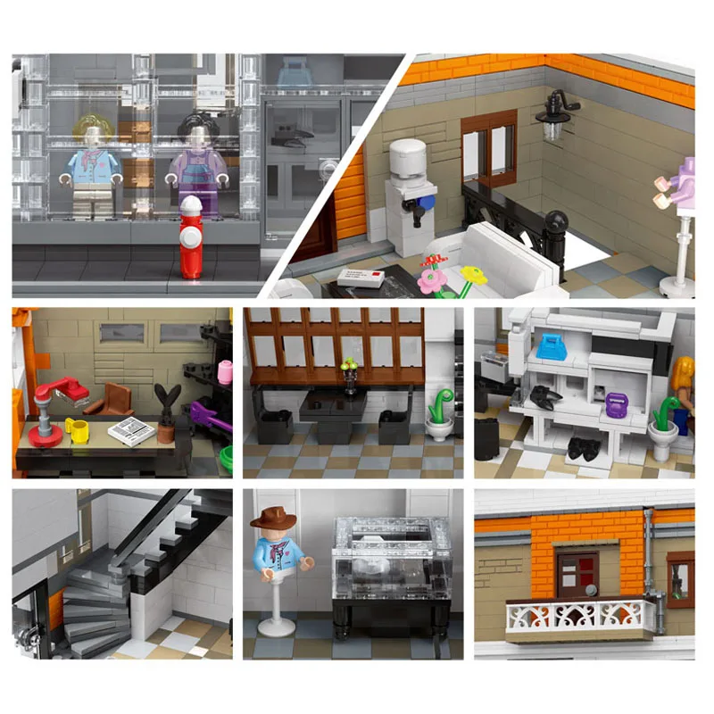 DHL форма король 16021 3770 шт уличная игрушка MOC хрустальный дворец модель сборки