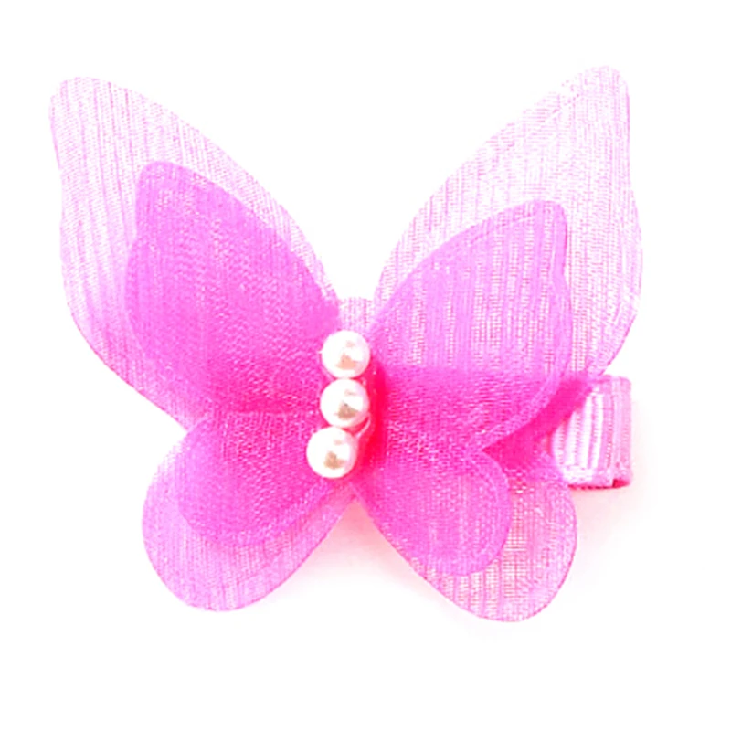 5 Pcs/lot Bow Butterfly Hair Clips Girls' Grips Kids Hairpin Headwear Fashion Accessories Candy Color | Детская одежда и обувь