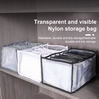 dormitory closet organizer for jeans home separated underwear storage box 7 grids bra organizer foldable drawer organizer