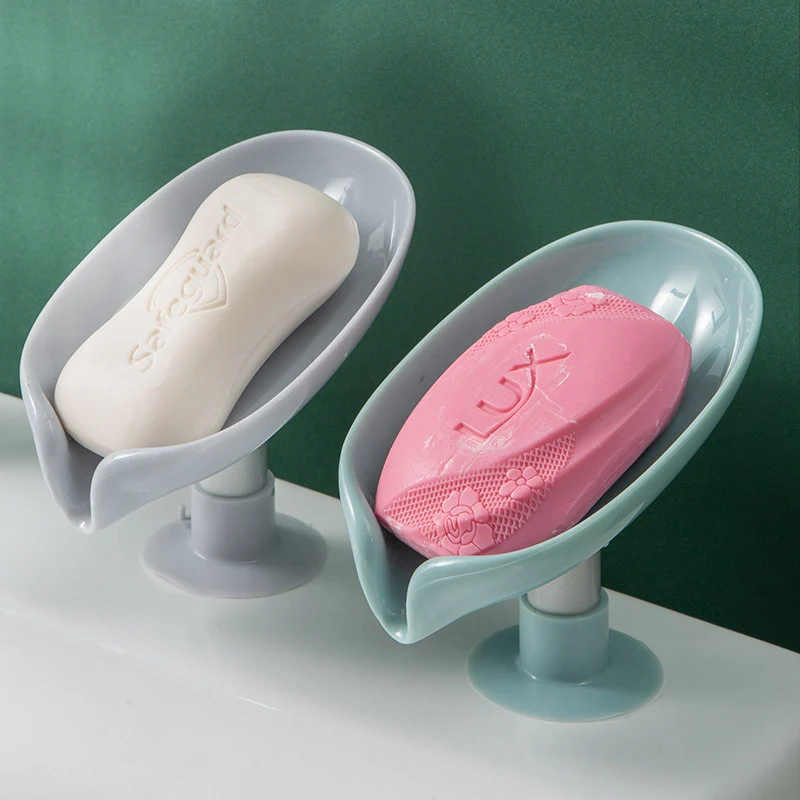 

Leaf Shape Soap Box Bathroom Soap Holder Dish Storage Plate Tray Bathroom Soap Holder Case Bathroom Supplies Kitchen Accessories